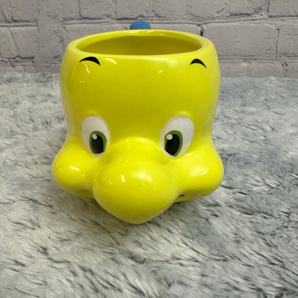 Disney The Little Mermaid Flounder Coffee Cup 20oz Ceramic Mug - Picture 2 of 8